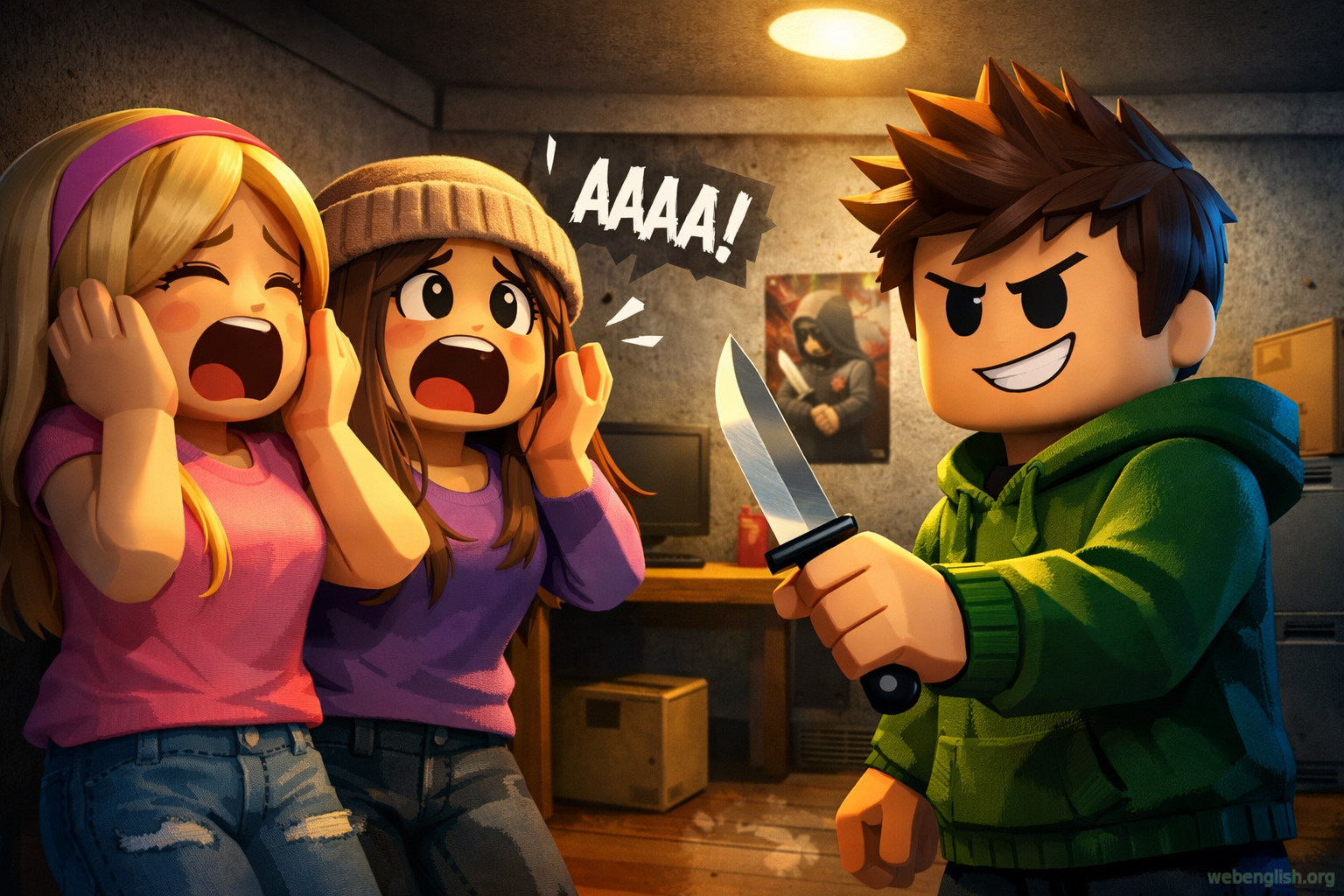 Murder Mystery scene