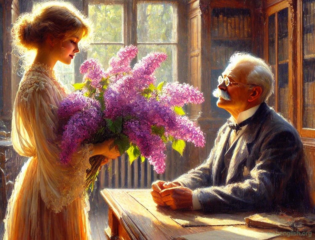 a bush of lilacs by kuprin